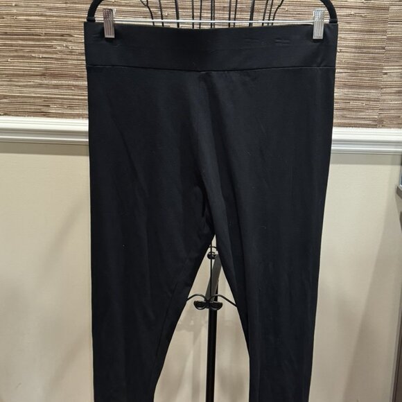 LOGO Layers by Lori Goldstein Knit Pull On Leggings A236704 Black Med 10/12 - Picture 3 of 7